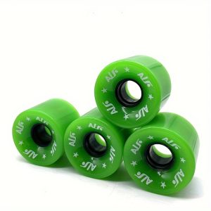 A Set Of 4PCS Skateboard Wheels, Highway Downhill Skateboard Wheels, Bright Green Wheels